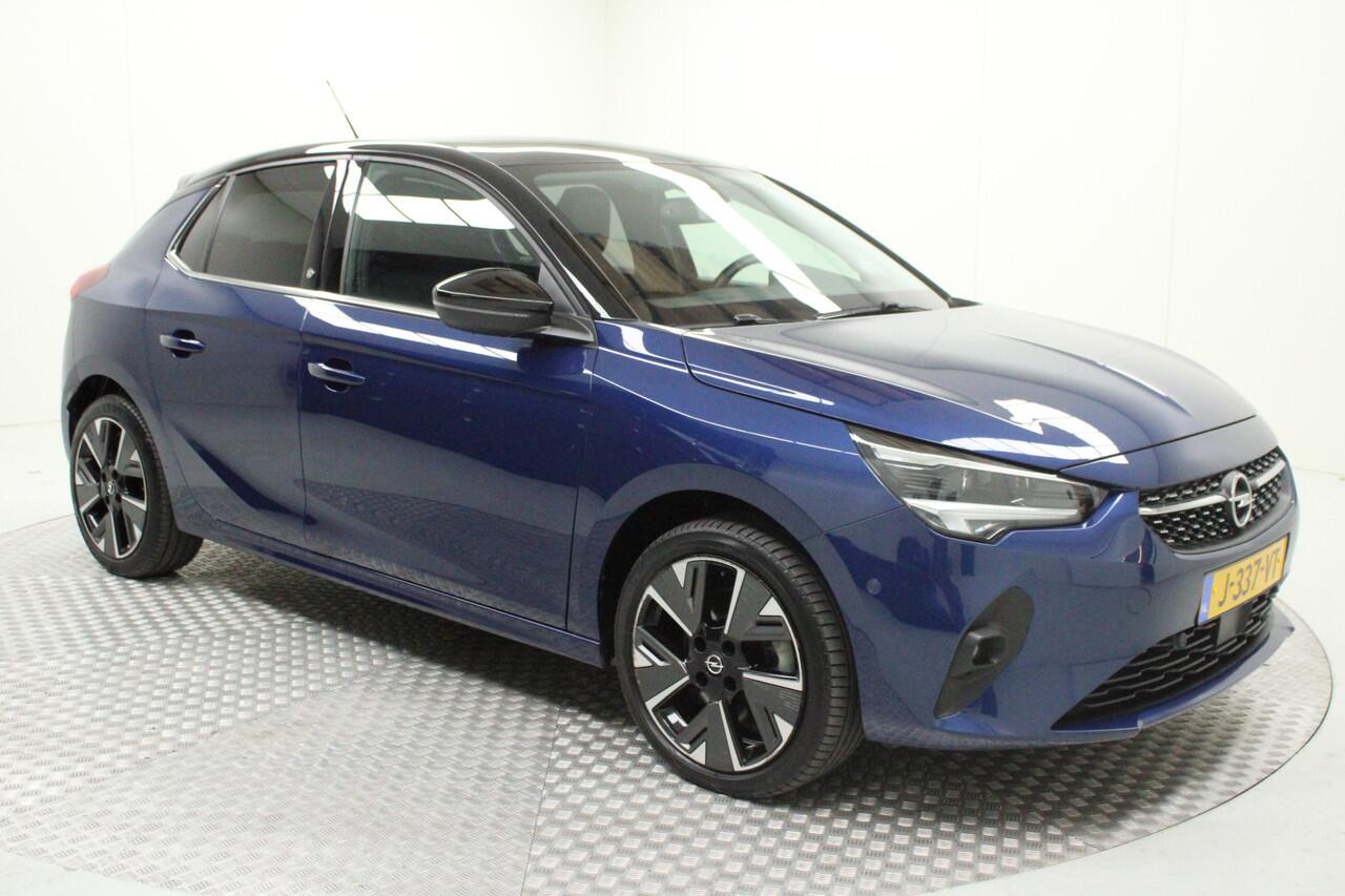 Opel e-Corsa Elegance 50 kWh | full options | climate | leder | panoramadak | navi | adaptive cruise | matrix | pdc v/a+camera | carplay | spiegels elect. inklapbaar