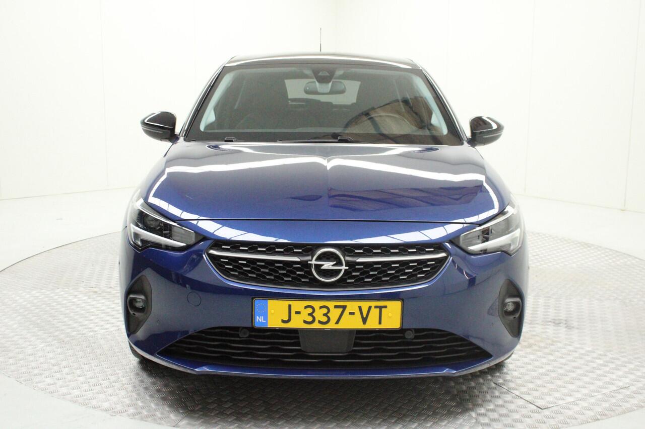 Opel e-Corsa Elegance 50 kWh | full options | climate | leder | panoramadak | navi | adaptive cruise | matrix | pdc v/a+camera | carplay | spiegels elect. inklapbaar