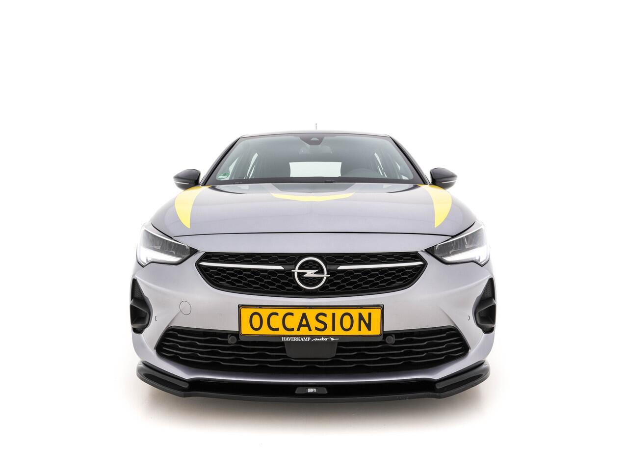 Opel e-Corsa GS-Line Bitter-Edition 50 kWh [ 3-Fase ] (INCL-BTW) Aut.* HEATPUMP | LEATHER-MICROFIBRE | ADAPTIVE-CRUISE | CARPLAY | CCS-FASTLOADER | FULL-LED | HEATED-SPORTSEATS | DAB+ | ECC | LANE-ASSIST | CAMERA | PDC | DIGI-COCKPIT | 17 "ALU*