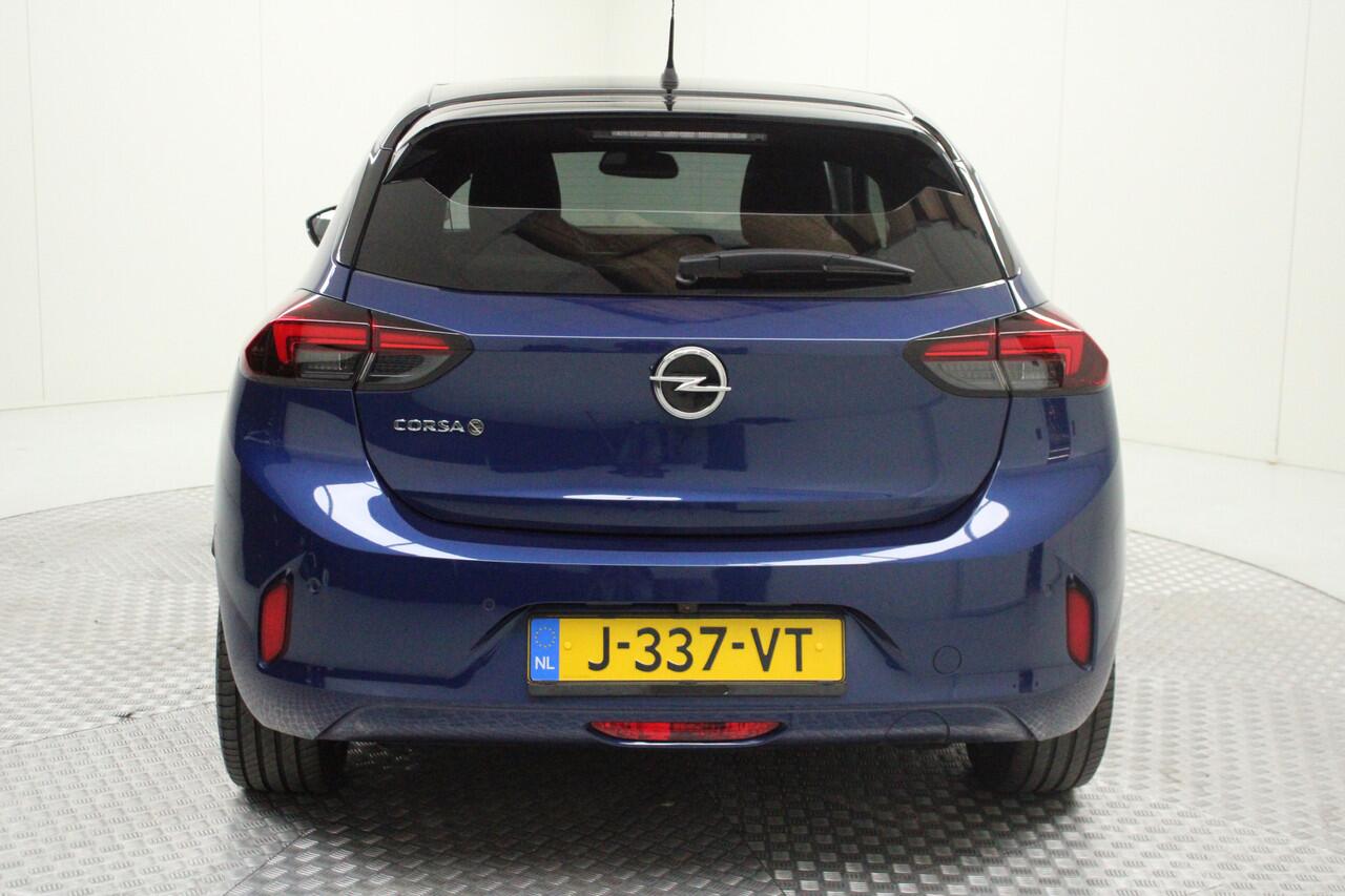 Opel e-Corsa Elegance 50 kWh | full options | climate | leder | panoramadak | navi | adaptive cruise | matrix | pdc v/a+camera | carplay | spiegels elect. inklapbaar
