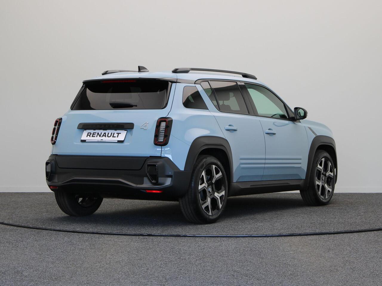 Renault 4 comfort range techno 52 kWh | Stoel- en stuurwielverwarming | Adaptieve cruise control | 18" Lichtmetalen velgen |