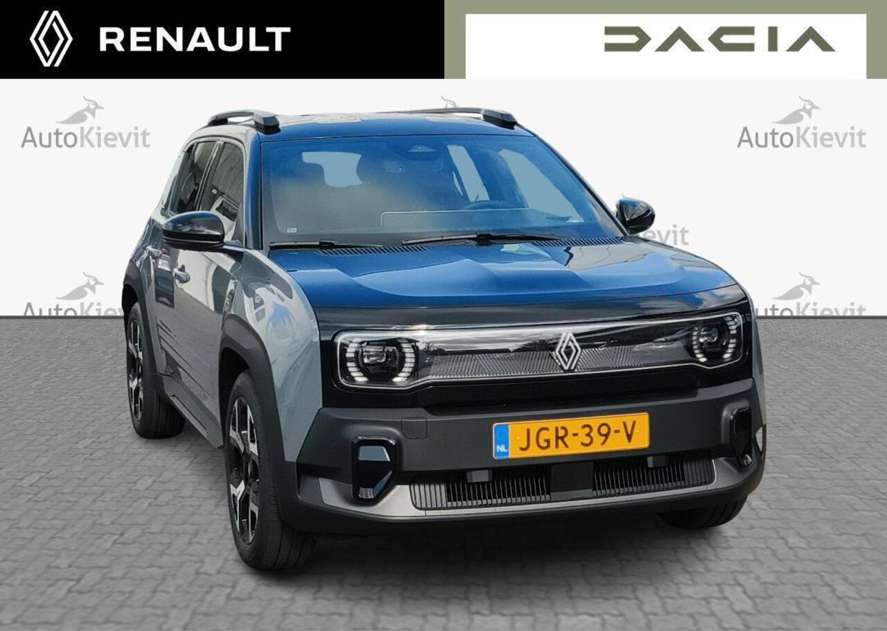 Renault 4 comfort range techno 52 kWh - 5 JAAR GARANTIE / pack winter premium / motorkap zwart