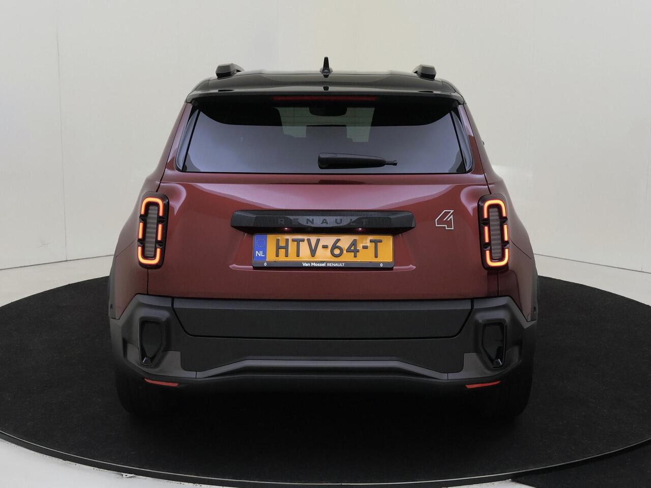 Renault 4 comfort range iconic 150PK 52 kWh | Navigatie Via Google | Apple & Android Carplay | Parkeersensoren Voor & Achter | Achteruitrijcamera | Adaptieve Cruise Control | Privacy Glass | Keyless entry | Elektrische Achterklep |