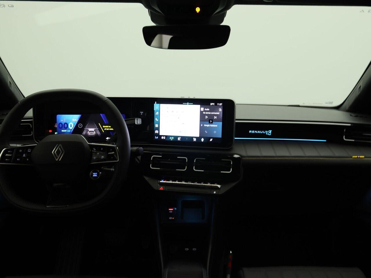 Renault 4 E-Tech electric comfort range iconic 52 kWh | Demo | Parkeersensoren rondom met automatisch inparkeren | Verwarmbare voorstoelen en stuurwiel | 10" openR link multimedia en navigatiesysteem met ingebouwde Google services |