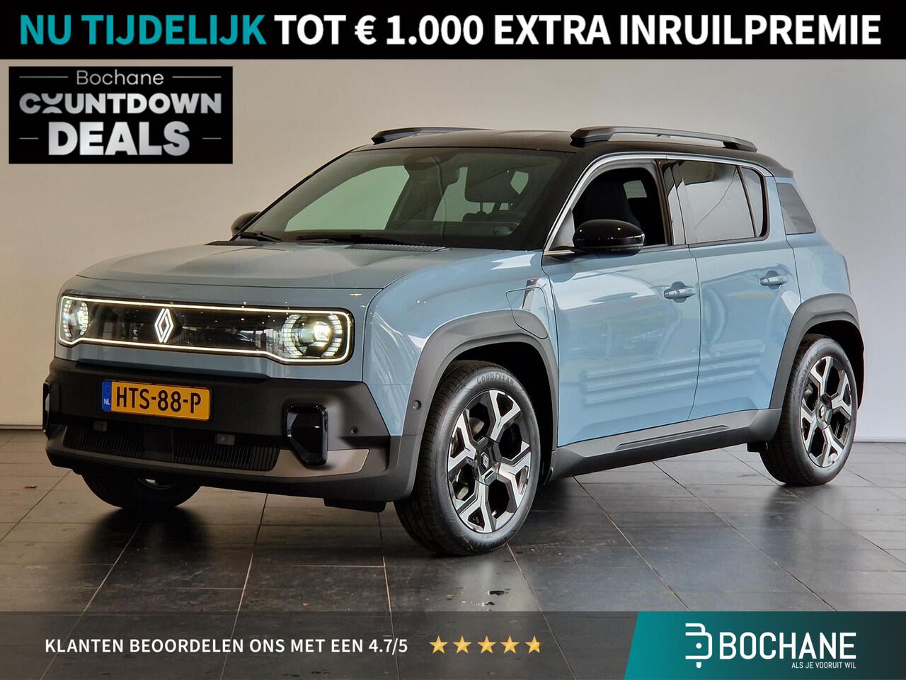 Renault 4 comfort range techno 52 kWh | DEMO | DODEHOEK ASSISTENT | ELEKTRISCHE ACHTERKLEP | PACK WINTER | ADAPTIVE CRUISE CONTROLE |