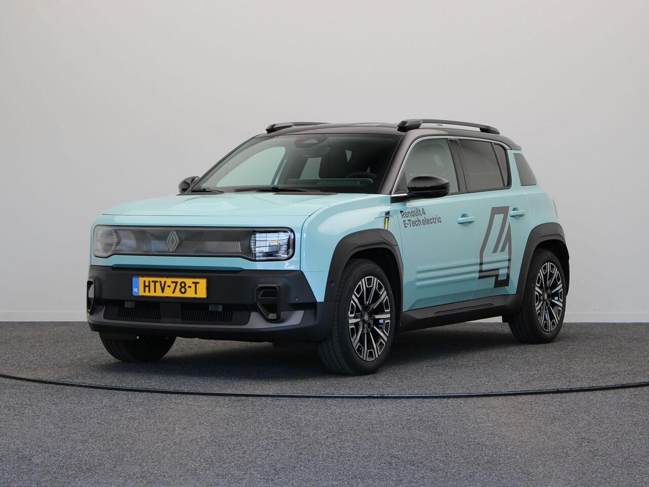 Renault 4 comfort range iconic 52 kWh | Active driver assist | Stoel- en stuurwielverwarming | Elek. bedienbare achterklep |