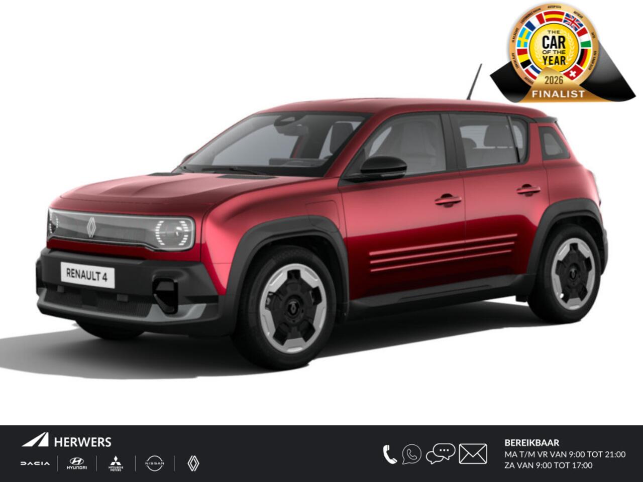 Renault 4 comfort range evolution 52 kWh / voorraad actie infomeer naar de voorwaarden en beschikbaarheid