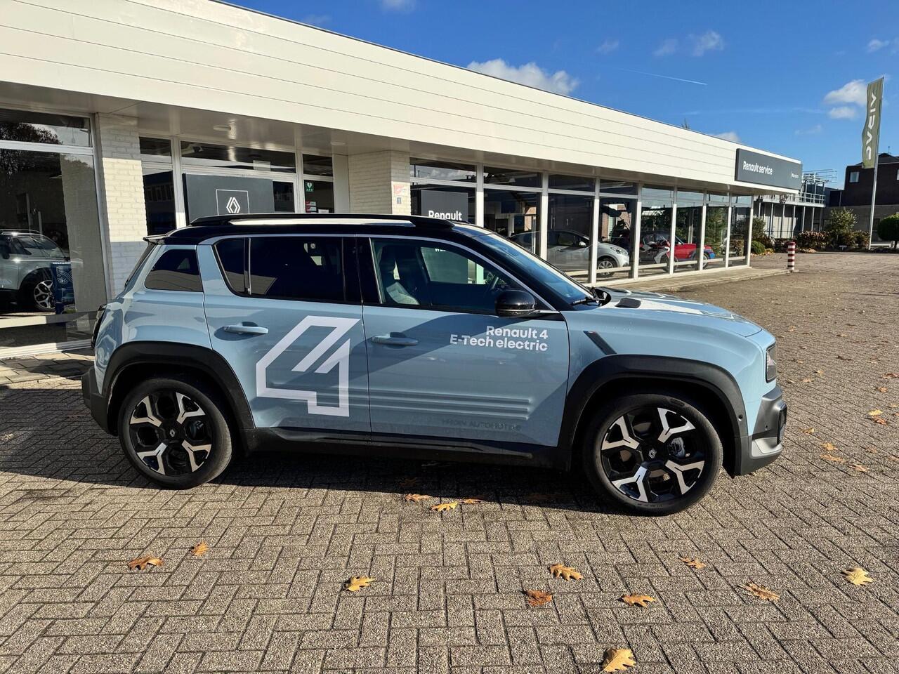 Renault 4 comfort range techno 52 kWh E-TECH ELECTRIC De R4 is al leverbaar vanaf ¤ 29.990* WORDT VERWACHT!!