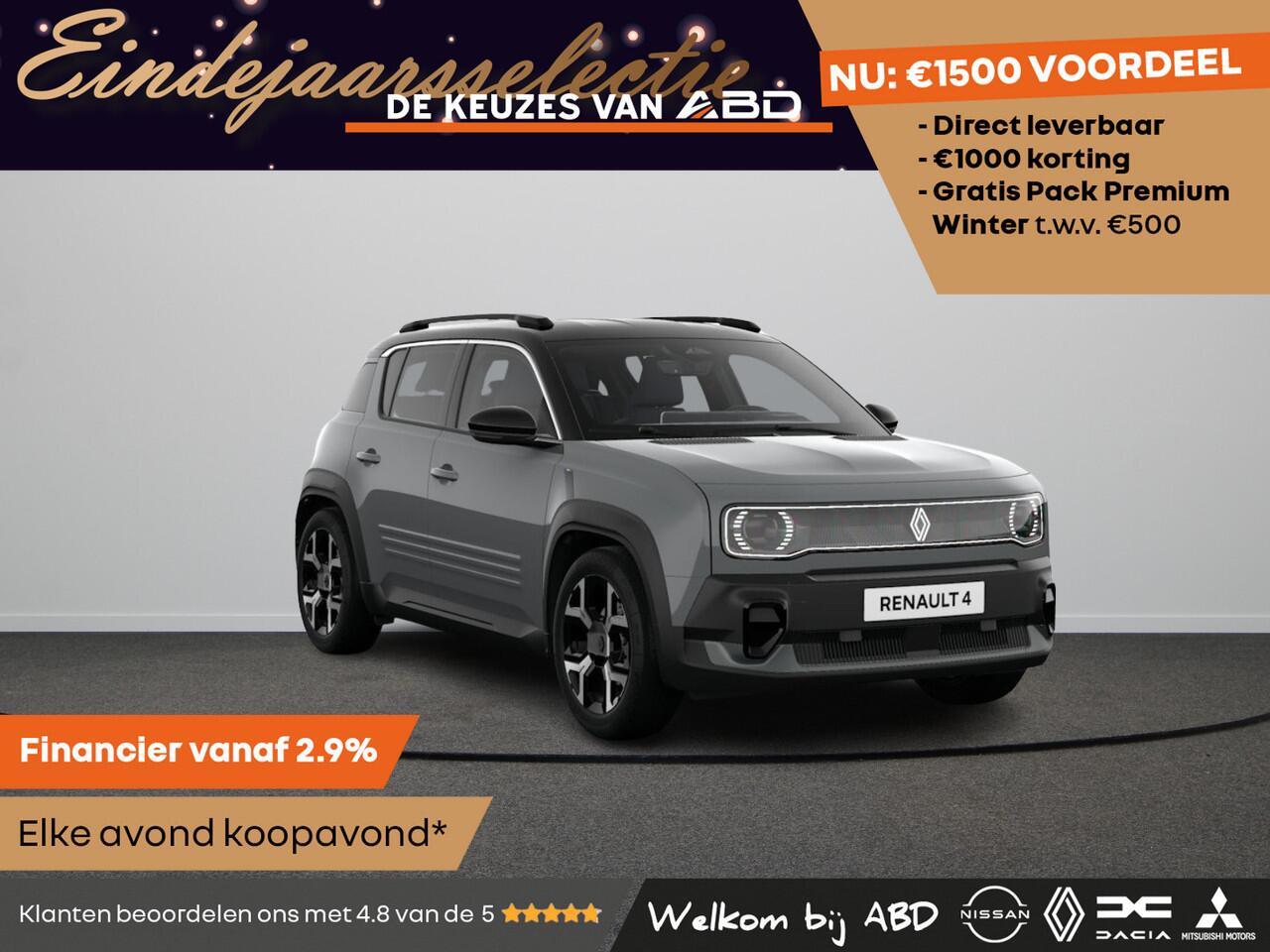 Renault 4 Techno Comfort range | Achteruitrijcamera | Elektronisch geregelde airconditioning | Full LED koplampen