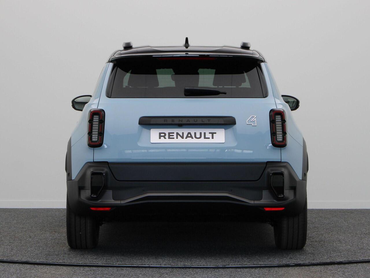 Renault 4 comfort range techno 52 kWh | Active driver assist | Stoel- en stuurwielverwarming | Elek. bedienbare achterklep |