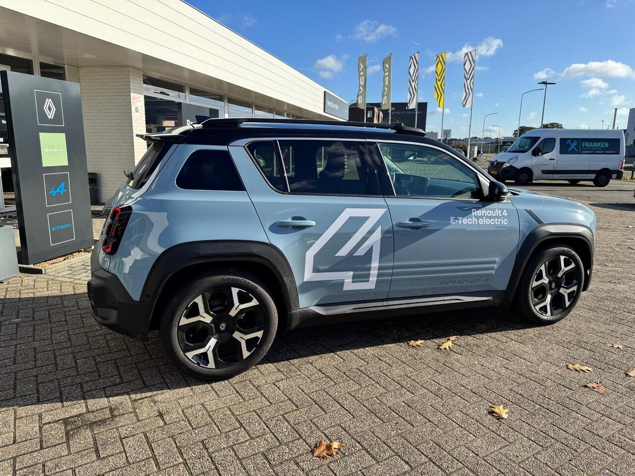 Renault 4 comfort range techno 52 kWh E-TECH ELECTRIC De R4 is al leverbaar vanaf ¤ 29.990* WORDT VERWACHT!!