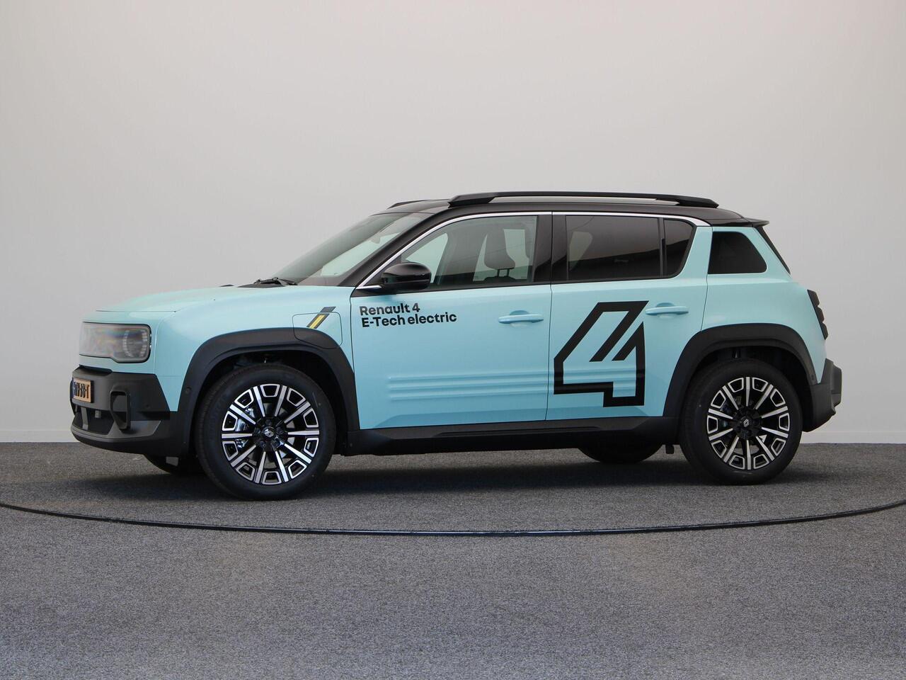 Renault 4 comfort range iconic 52 kWh | Active driver assist | Stoel- en stuurwielverwarming | Elek. bedienbare achterklep |