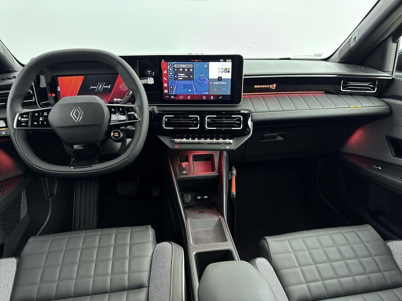 Renault 4 Comfort Range Iconic 52 kWh 150PK | Harman Kardon Audio | Pack Advanced Driving Assist | Google Navigatie | Stoel- en Stuurverwarming | One-Pedal Drive | Apple CarPlay & Android Auto