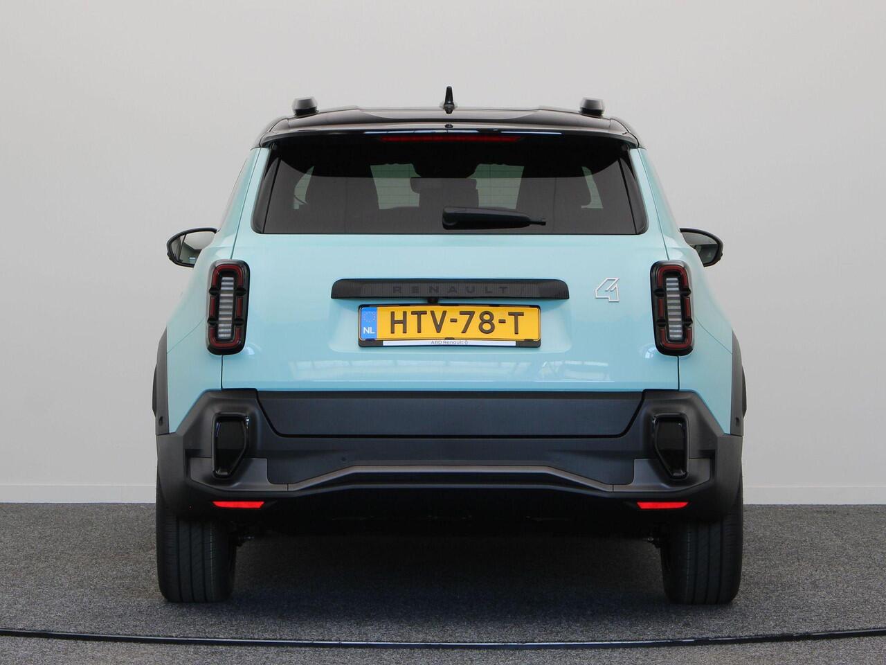 Renault 4 comfort range iconic 52 kWh | Active driver assist | Stoel- en stuurwielverwarming | Elek. bedienbare achterklep |