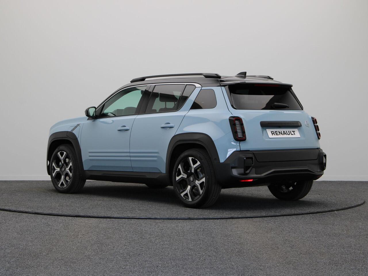 Renault 4 comfort range techno 52 kWh | 17% Bijtelling | Elek. bedienbare achterklep | Stoel- en stuurwielverwarming | Active driver assist |