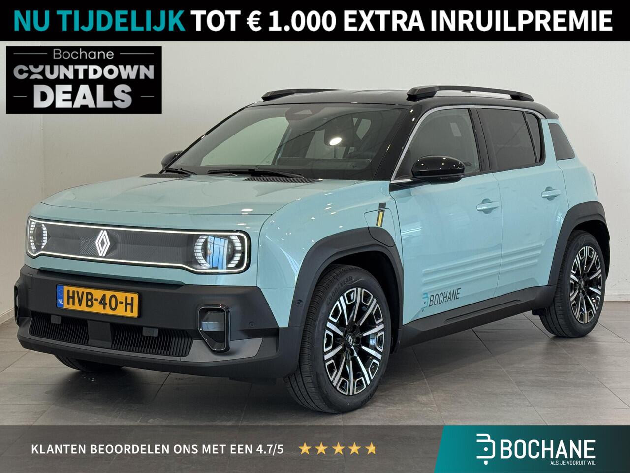 Renault 4 Comfort Range Iconic 52 kWh | Pack Advanced Driving Assist | Adapter V2L, energie naar extern apparaat | Demo |