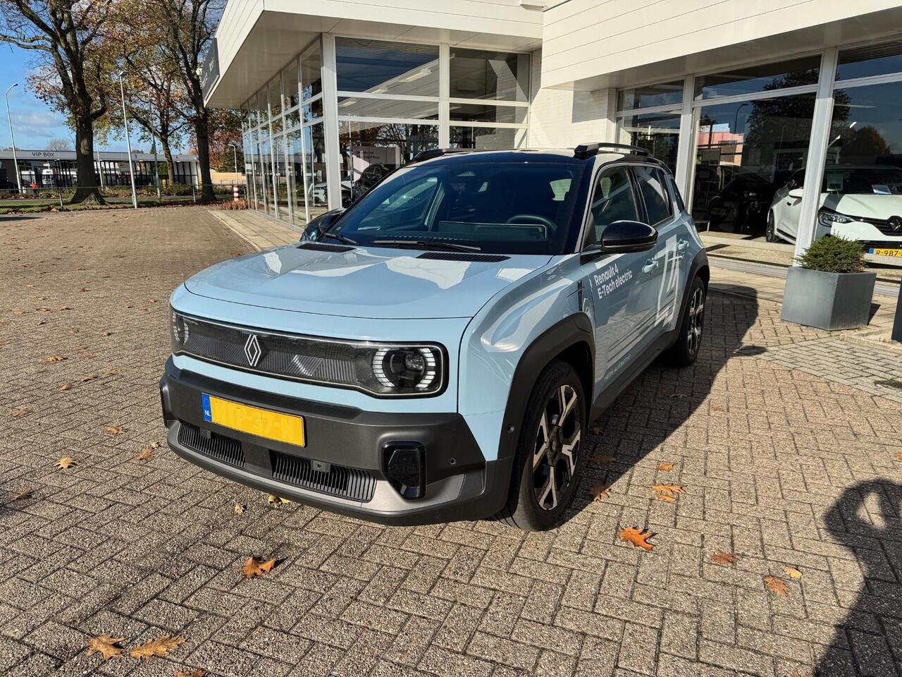Renault 4 comfort range techno 52 kWh E-TECH ELECTRIC De R4 is al leverbaar vanaf ¤ 29.990* WORDT VERWACHT!!