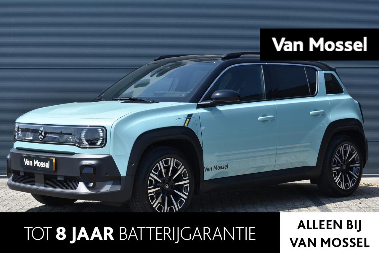 Renault 4 Comfort Range Iconic 52 kWh 150PK | Google Navigatie | Adaptieve Cruise Control | Pack Advanced Driving Assist | Vehicle-to-load | Lichtmetalen Velgen 18" | Apple CarPlay & Android Auto