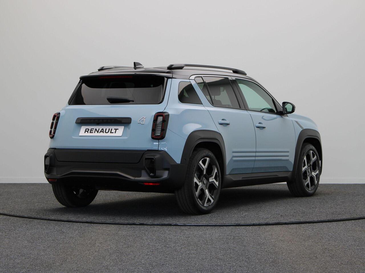 Renault 4 comfort range techno 52 kWh | Active driver assist | Stoel- en stuurwielverwarming | Elek. bedienbare achterklep |