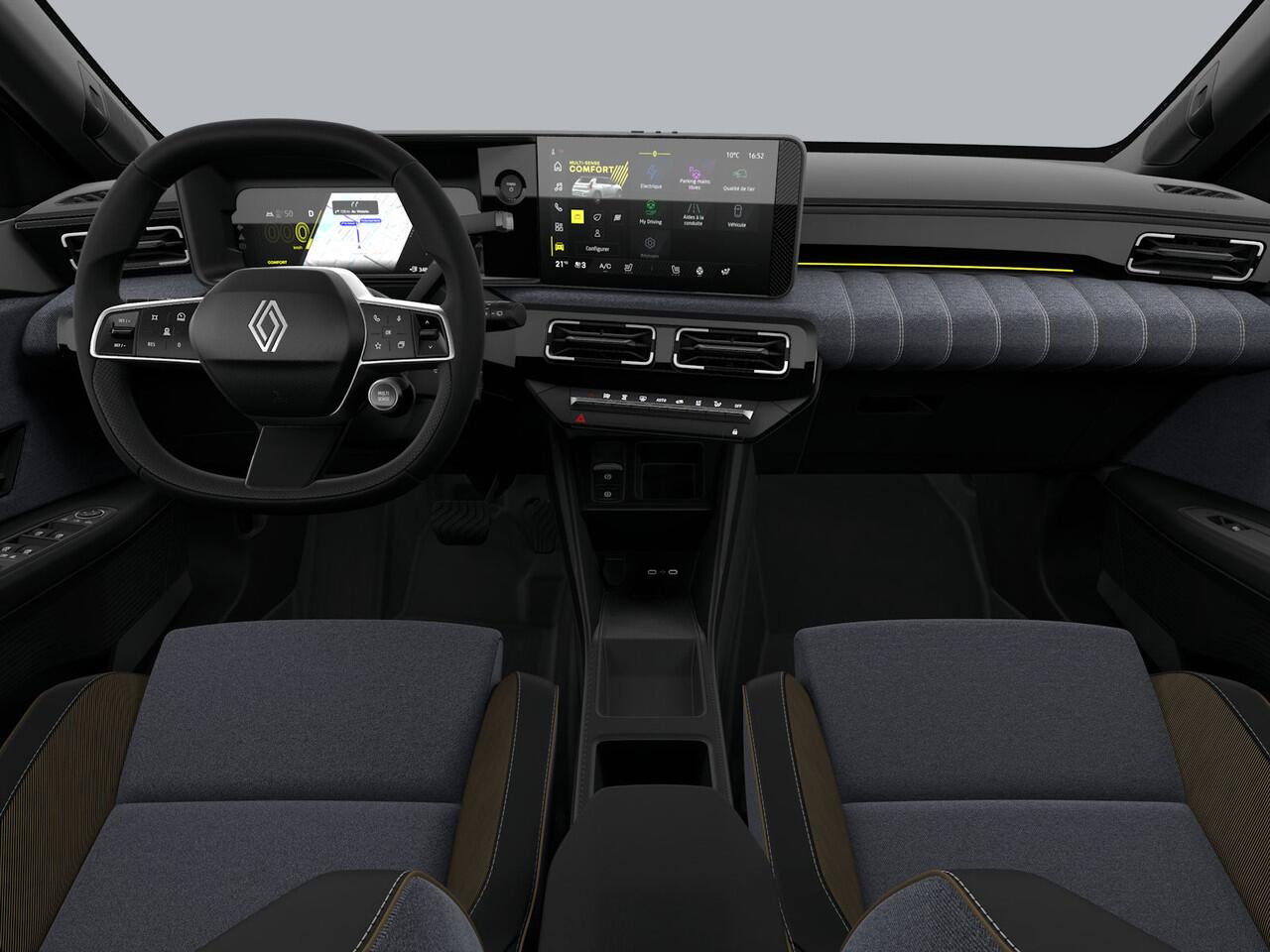 Renault 5 Techno | Achteruitrijcamera | ISOFIX-bevestigingssysteem voor kinderzitjes op passagiersstoel en op de twee buitenste zitplaatsen achter | LED-dagrijverlichting met specifiek vormgegeven lichtsignatuur