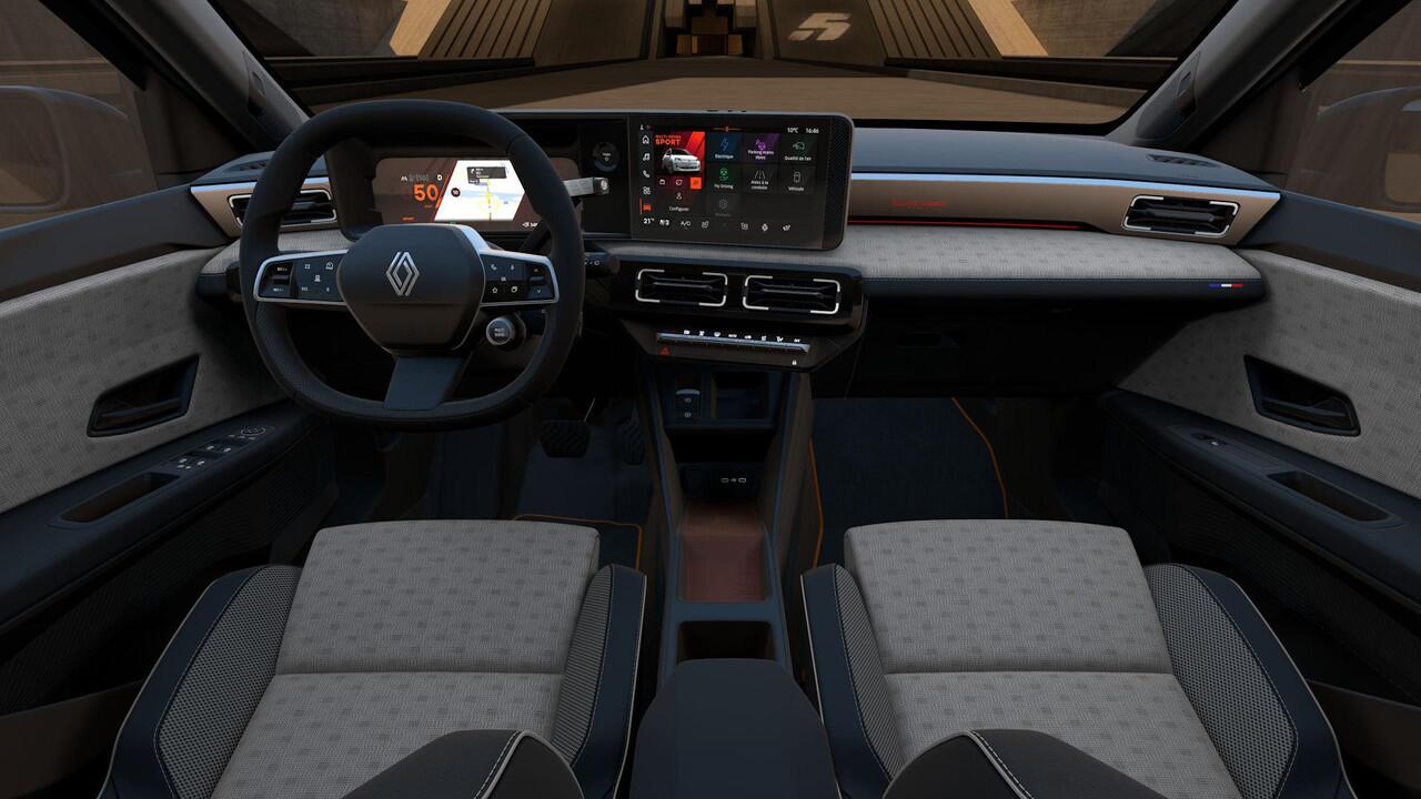 Renault 5 150 pk comfort range Roland-Garros l Meer dan ¤ 1.500 voorraadvoordeel! l Gratis 5 jaar fabrieksgarantie! l Uit voorraad leverbaar!