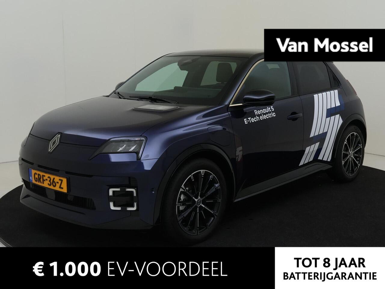 Renault 5 comfort range iconic cinq 52 kWh | BTW| 410km WLTP| AUTOMAAT| Cruise/Climatecontrol | Navigatie & Achteruitrijcamera| Stoel/Stuurverwarming |