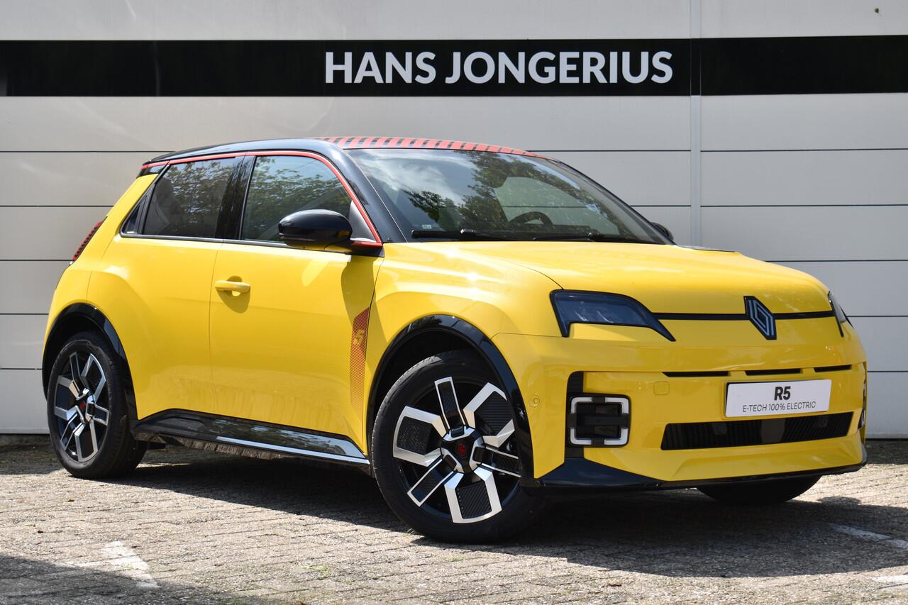 Renault 5 Iconic cinq | Achteruitrijcamera | Elektrisch verwarmbare voorstoelen | ISOFIX-bevestigingssysteem voor kinderzitjes op passagiersstoel en op de twee buitenste zitplaatsen achter