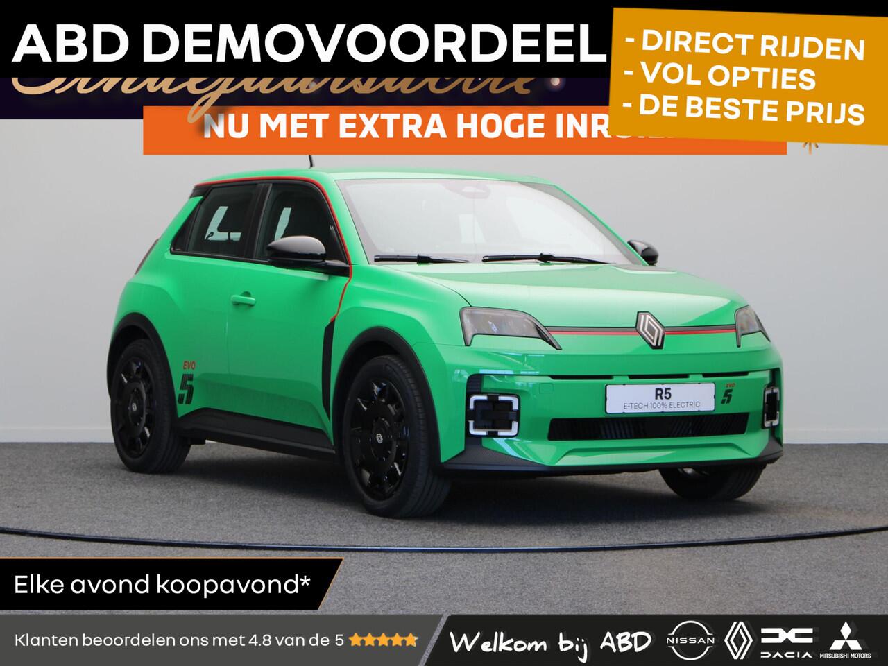 Renault 5 EVO Urban Range 120pk 40 kWh | Exclusief bij ABD | Vol opties | Sportief design | Carbon |