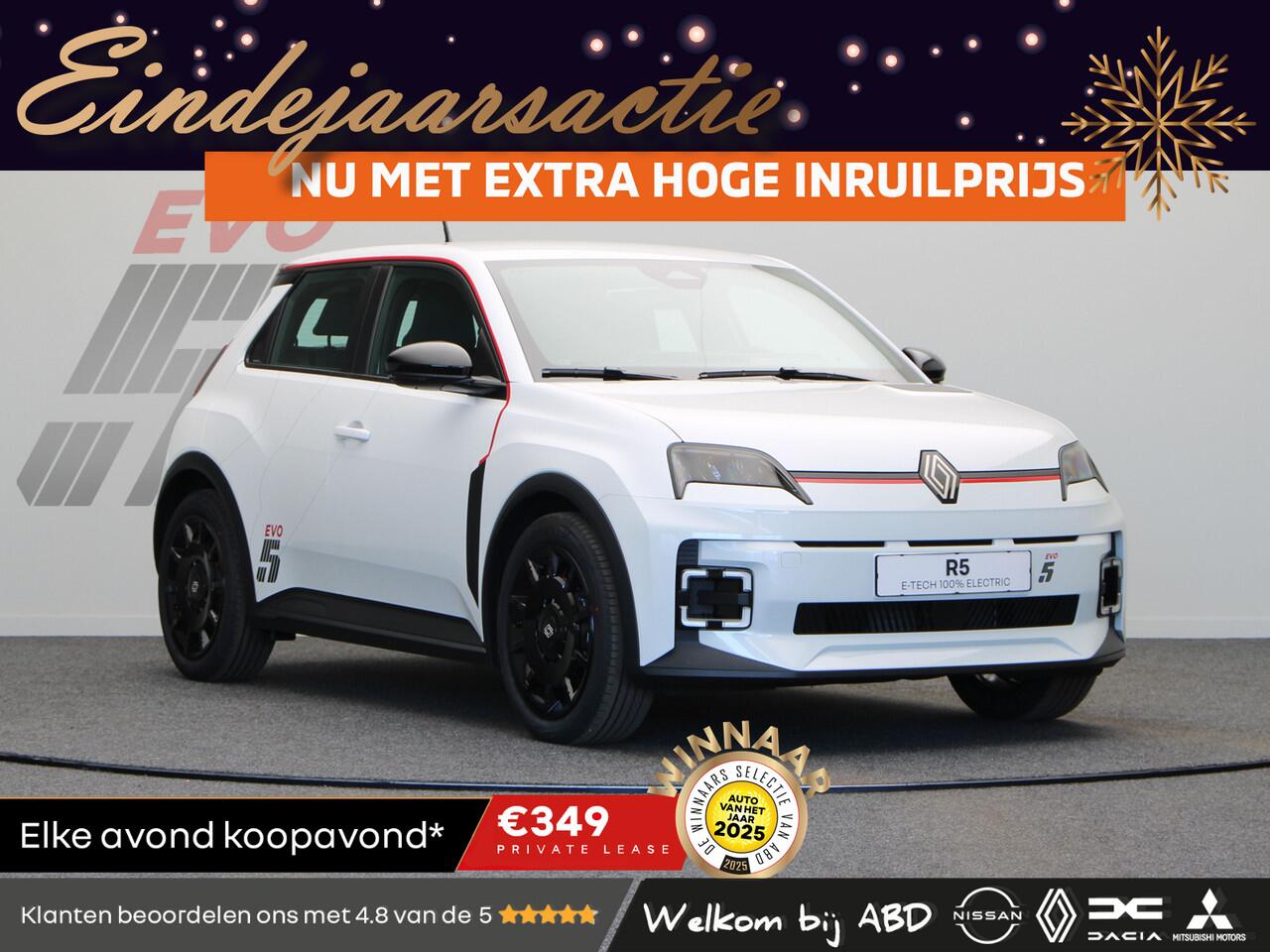 Renault 5 EVO Urban Range 120pk 40 kWh | Exclusief bij ABD | Vol opties | Sportief design | Carbon |