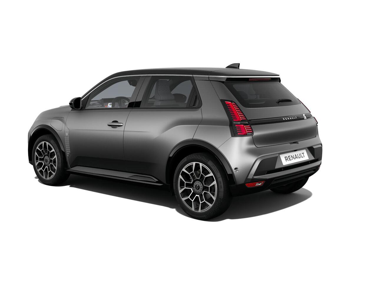 Renault 5 Roland-Garros | Achteruitrijcamera | Elektrisch verwarmbare voorstoelen | ISOFIX-bevestigingssysteem voor kinderzitjes op passagiersstoel en op de twee buitenste zitplaatsen achter