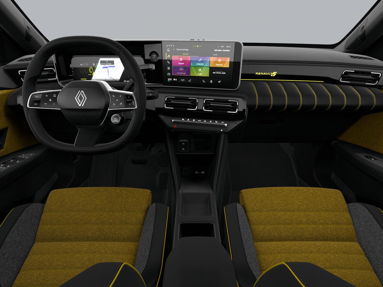 Renault 5 Iconic cinq | Achteruitrijcamera | Elektrisch verwarmbare voorstoelen | ISOFIX-bevestigingssysteem voor kinderzitjes op passagiersstoel en op de twee buitenste zitplaatsen achter