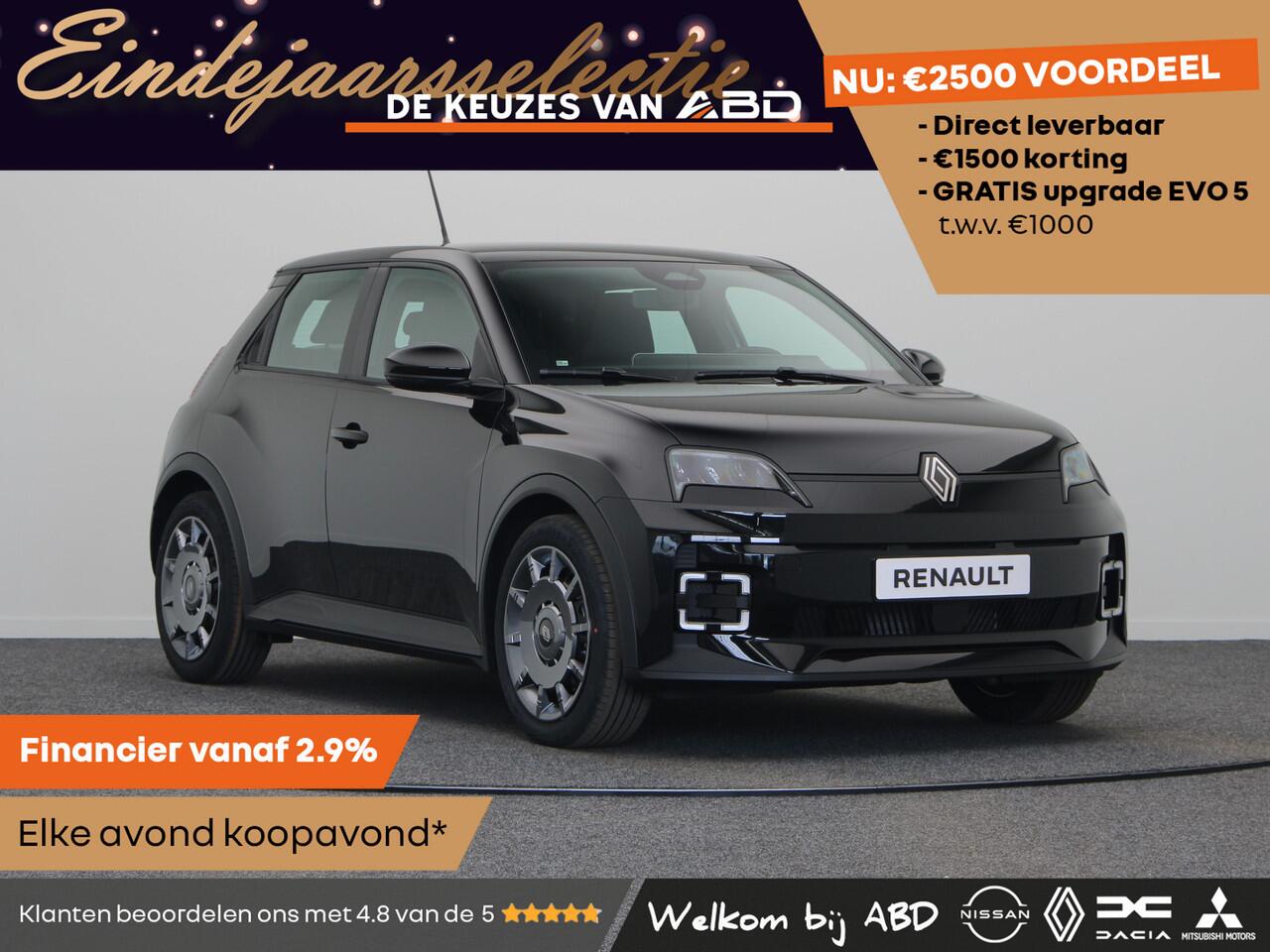 Renault 5 Evolution Urban range | Cruise control met snelheidsbegrenzer | Full LED koplampen | ISOFIX-bevestigingssysteem voor kinderzitjes op passagiersstoel en op de twee buitenste zitplaatsen achter