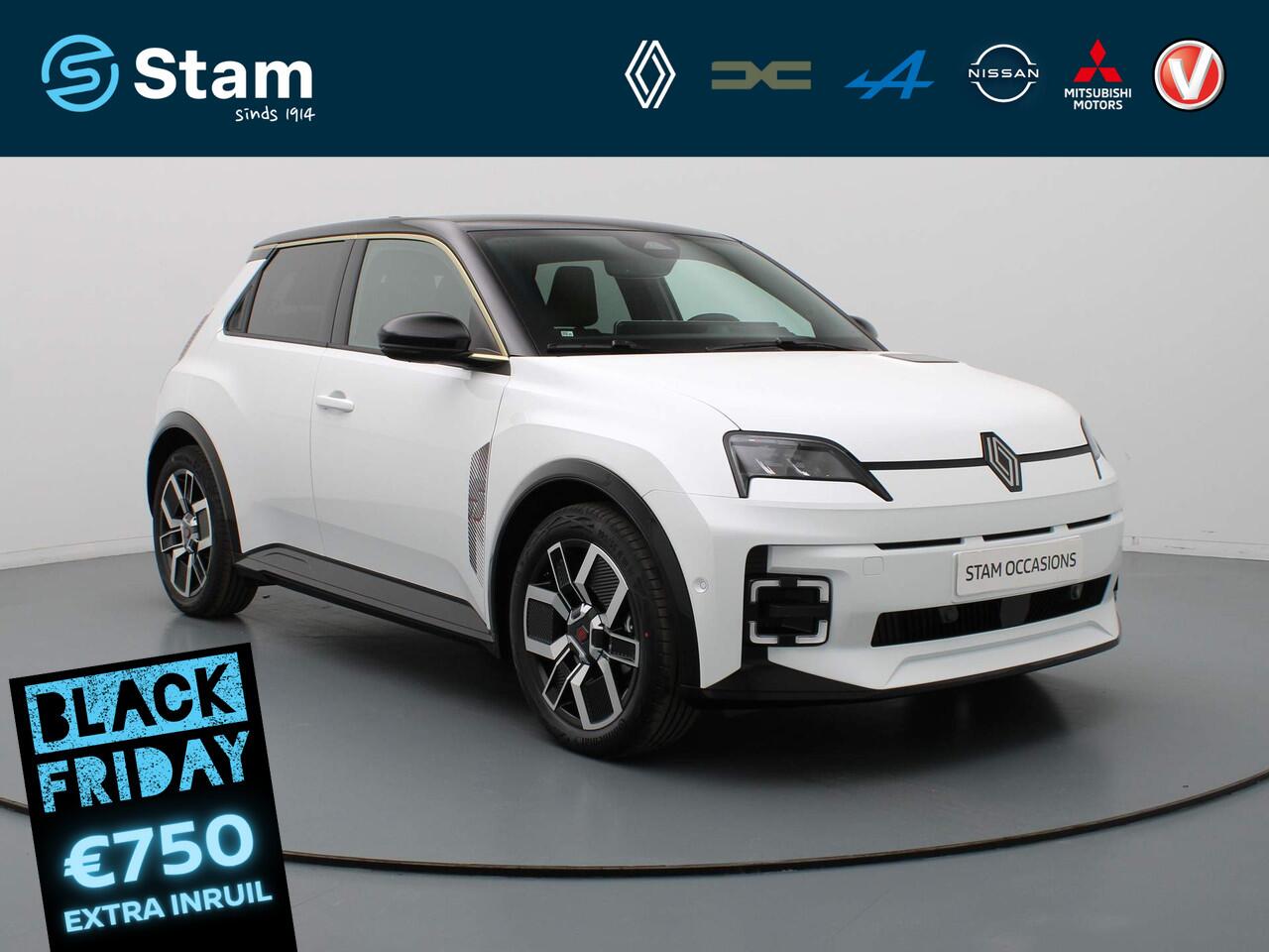 Renault 5 150pk comfort range iconic cinq 52 kWh Adapt. cruise | Camera | Navi | Parksens. v+a | Stoel-/stuurverw.