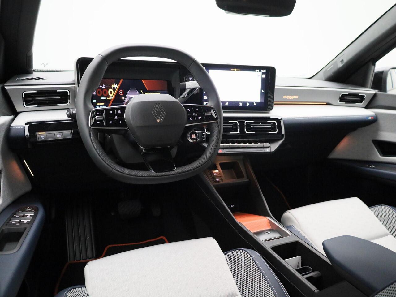 Renault 5 comfort range Roland-Garros 52 kWh | Pack Safety & Advanced Driving Assist | Harman Kardon Audio | Stoel- en Stuurwielverwarming | Camera | Draadloze Smartphonelader | 18" LMV 'Electro' | LED Pure Vision | Android Automotive