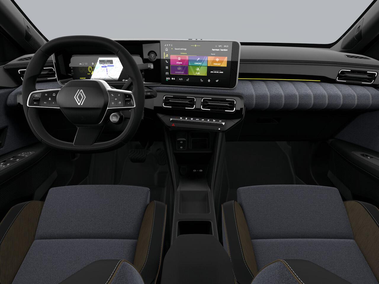 Renault 5 Techno | Achteruitrijcamera | ISOFIX-bevestigingssysteem voor kinderzitjes op passagiersstoel en op de twee buitenste zitplaatsen achter | LED-dagrijverlichting met specifiek vormgegeven lichtsignatuur