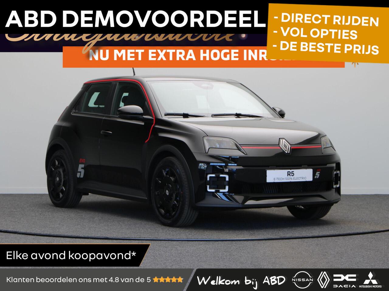Renault 5 EVO Urban Range 120pk 40 kWh | Exclusief bij ABD | Vol opties | Sportief design | Carbon | Demo |