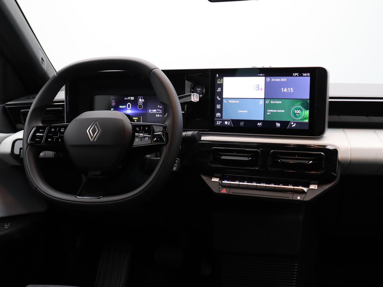 Renault 5 Evolution Urban range | Cruise control met snelheidsbegrenzer | Full LED koplampen | ISOFIX-bevestigingssysteem voor kinderzitjes op passagiersstoel en op de twee buitenste zitplaatsen achter