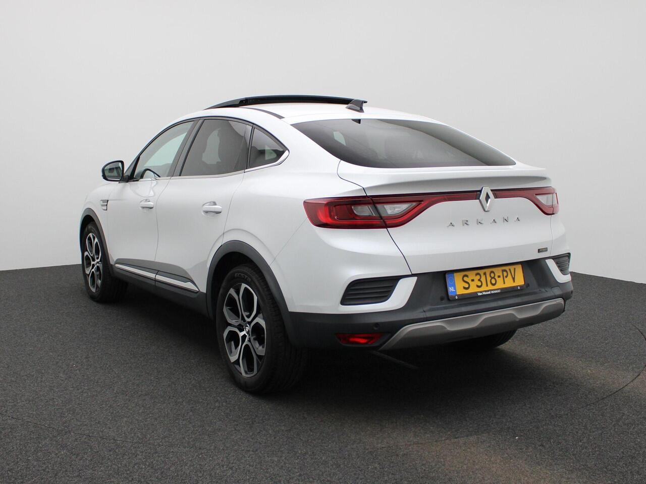 Renault Arkana 1.6 E-Tech hybrid 145 techno | Glazen Schuif-/Kanteldak | Stoel- & Stuurwielverwarming | Blind Spot Warning | Camera | PDC Rondom | 9,3" Full-Map Navigatie | Keyless | LED Pure Vision | 18" LMV | Apple Carplay & Android Auto