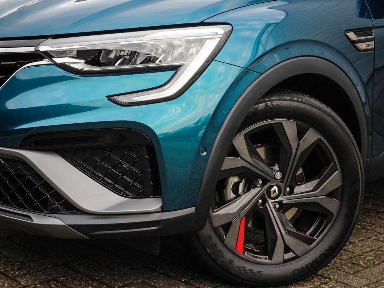 Renault Arkana 1.6 E-Tech Hybrid 145 R.S. Line | Clima | Cruise | Navi | Leer | Trekhaak | Lichmetaal | Led | Stoelverwarming | Pdc |