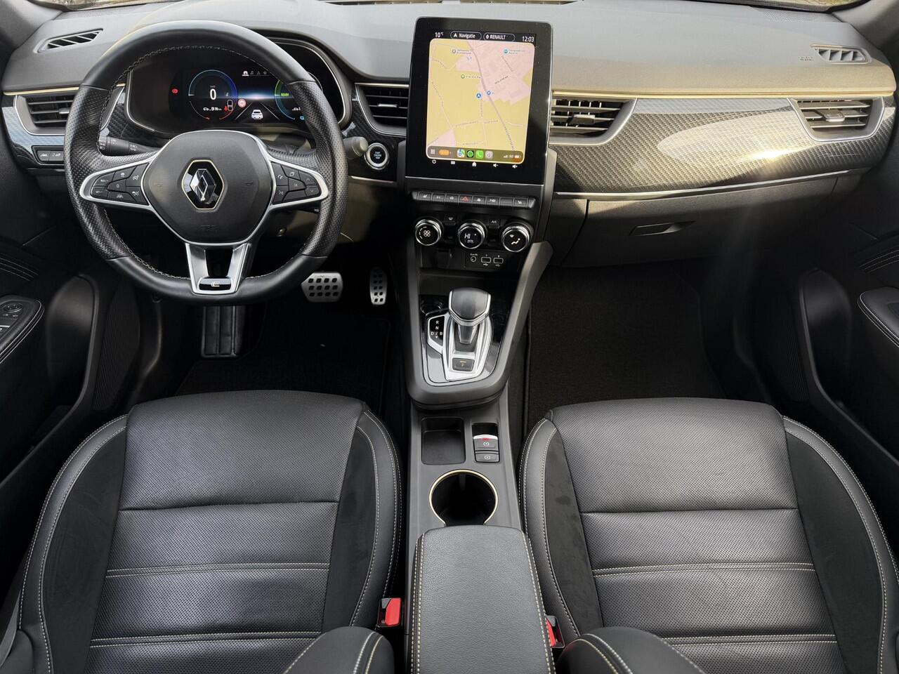 Renault Arkana 1.6 E-Tech hybrid 145 E-Tech engineered / Automaat / Dealer Onderhouden / Navigatie / Adaptieve Cruise / Camera / Lederen & Alcantara Bekleding / Apple Carplay & Android Auto / Volledig Digitaal Display /