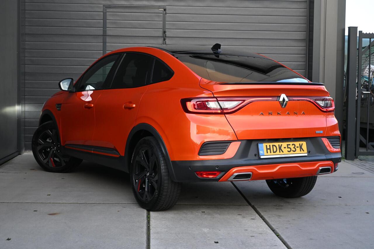 Renault Arkana E-Tech Hybrid 145 RS Line | TREKHAAK | SCHUIF/KANTELDAK | STUUR/STOELVERWARMING | CAMERA | LEDER | ADAPT. CRUISE CONTROL | CLIMATE CONTROL | PDC | LMV