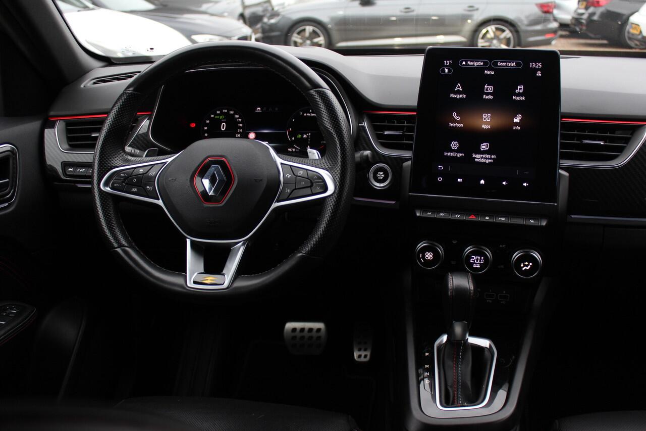 Renault Arkana 1.3 TCe 140 R.S. Line / Camera / Leder / 18'' / Bose / Keyless / Sfeerverlichting / Navigatie / Dodehoek / DAB / ACC / Stoelverwarming