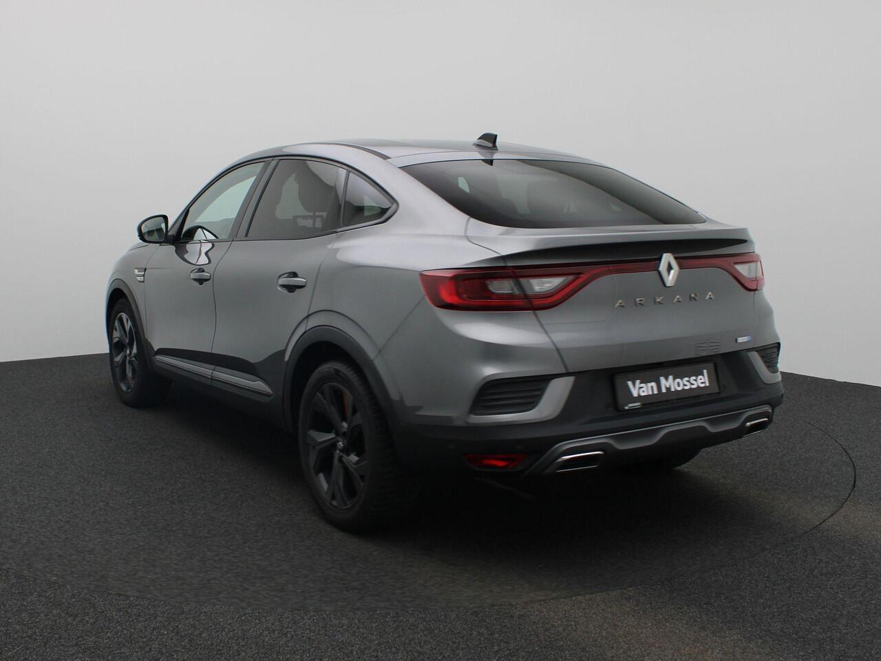 Renault Arkana 1.6 E-Tech Hybrid 145 R.S. Line | Lederen Bekleding | Adaptieve Cruise Control | Stoel- & Stuurwielverwarming | Camera | Blind Spot Warning | PDC Rondom | Elektrisch Verstelbare Stoelen | Keyless | LED Pure Vision | Apple Carplay & Android Auto