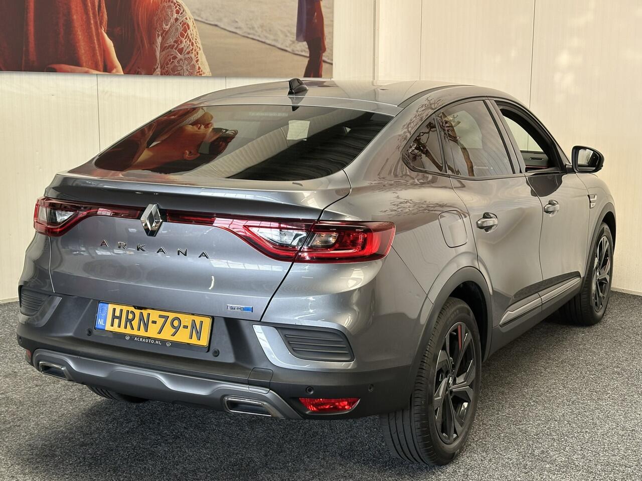 Renault Arkana 1.6 E-TECH HYBRID 145 R.S. LINE NAVIGATIE LEDER/ALCANTARA APPLE CARPLAY/ANDROID ADAPTIVE CRUISE CONTROL KEYLESS GO ACHTERUITRIJCAMERA ZEER MOOI!! 3010