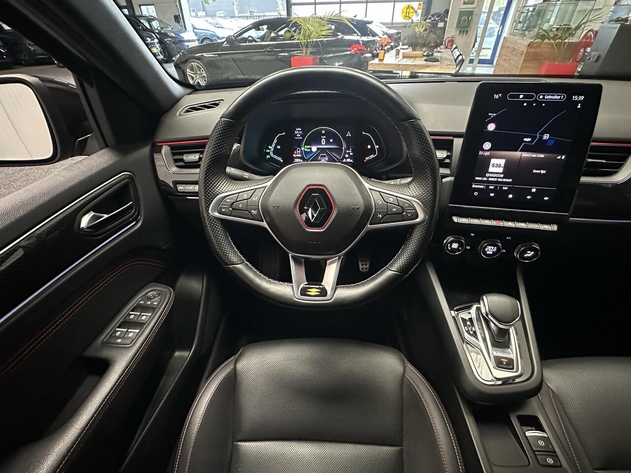 Renault Arkana 1.6 E-TECH HYBRID 145 R.S. LINE NAVIGATIE LEDER/ALCANTARA APPLE CARPLAY/ANDROID ADAPTIVE CRUISE CONTROL KEYLESS GO ACHTERUITRIJCAMERA ZEER MOOI!! 3010