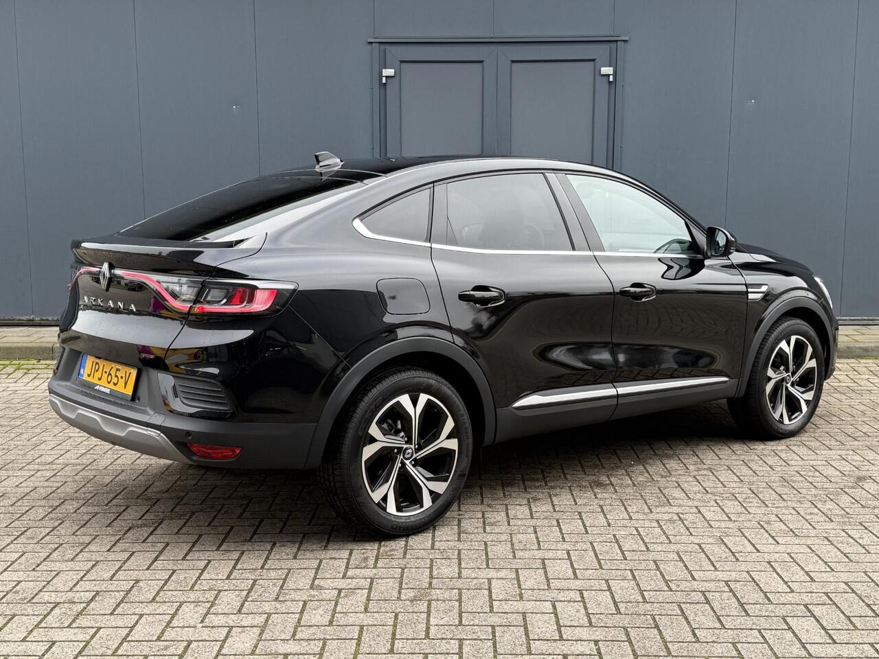 Renault Arkana 1.6 E-Tech full hybrid 145 techno Automaat / Fabrieksgarantie tot 01-2027 / Adaptieve CC / Dode hoek sensor / Climate control / Navigatie groot scherm / Apple Carplay Android / 18" LM wielen /