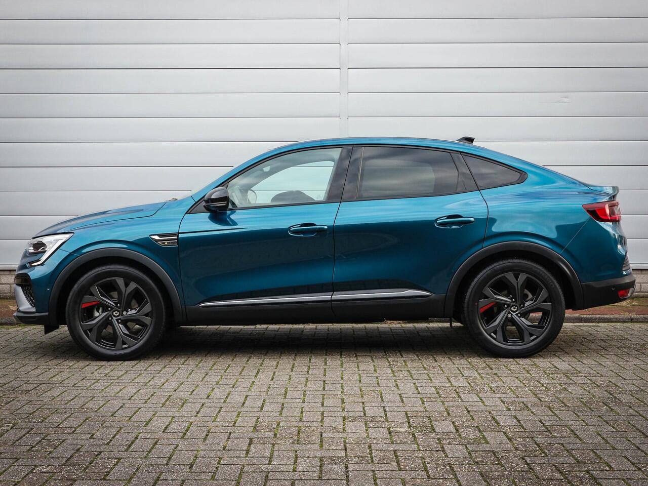 Renault Arkana 1.6 E-Tech Hybrid 145 R.S. Line | Clima | Cruise | Navi | Leer | Trekhaak | Lichmetaal | Led | Stoelverwarming | Pdc |