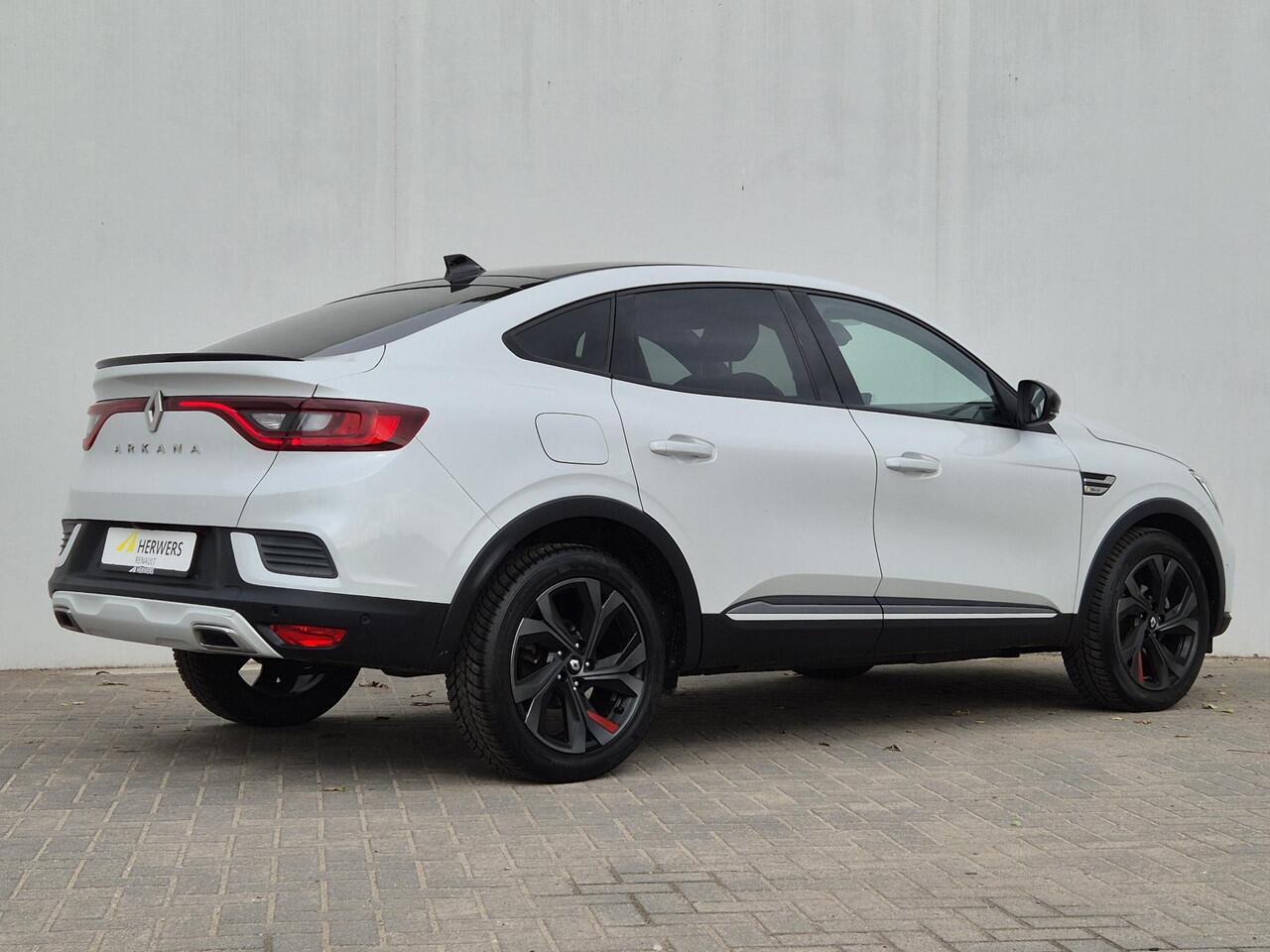 Renault Arkana 1.3 TCe Hybrid 140 R.S. Line Automaat / Pack Look / Apple Carplay Android Auto / Adaptief CC / Stuur- en Stoelverwarming / Achteruitrijcamera / Keyless Entry/Start / Climate control / Draadloze telefoon lader /