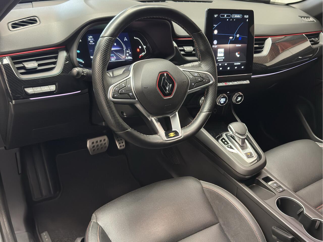 Renault Arkana 1.6 E-TECH HYBRID 145 R.S. LINE NAVIGATIE LEDER/ALCANTARA APPLE CARPLAY/ANDROID ADAPTIVE CRUISE CONTROL KEYLESS GO ACHTERUITRIJCAMERA ZEER MOOI!! 3010