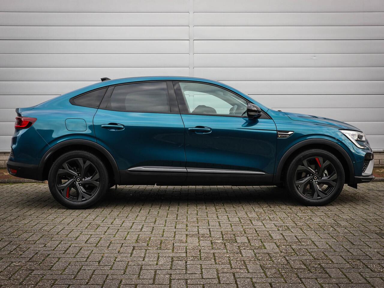 Renault Arkana 1.6 E-Tech Hybrid 145 R.S. Line | Clima | Cruise | Navi | Leer | Trekhaak | Lichmetaal | Led | Stoelverwarming | Pdc |